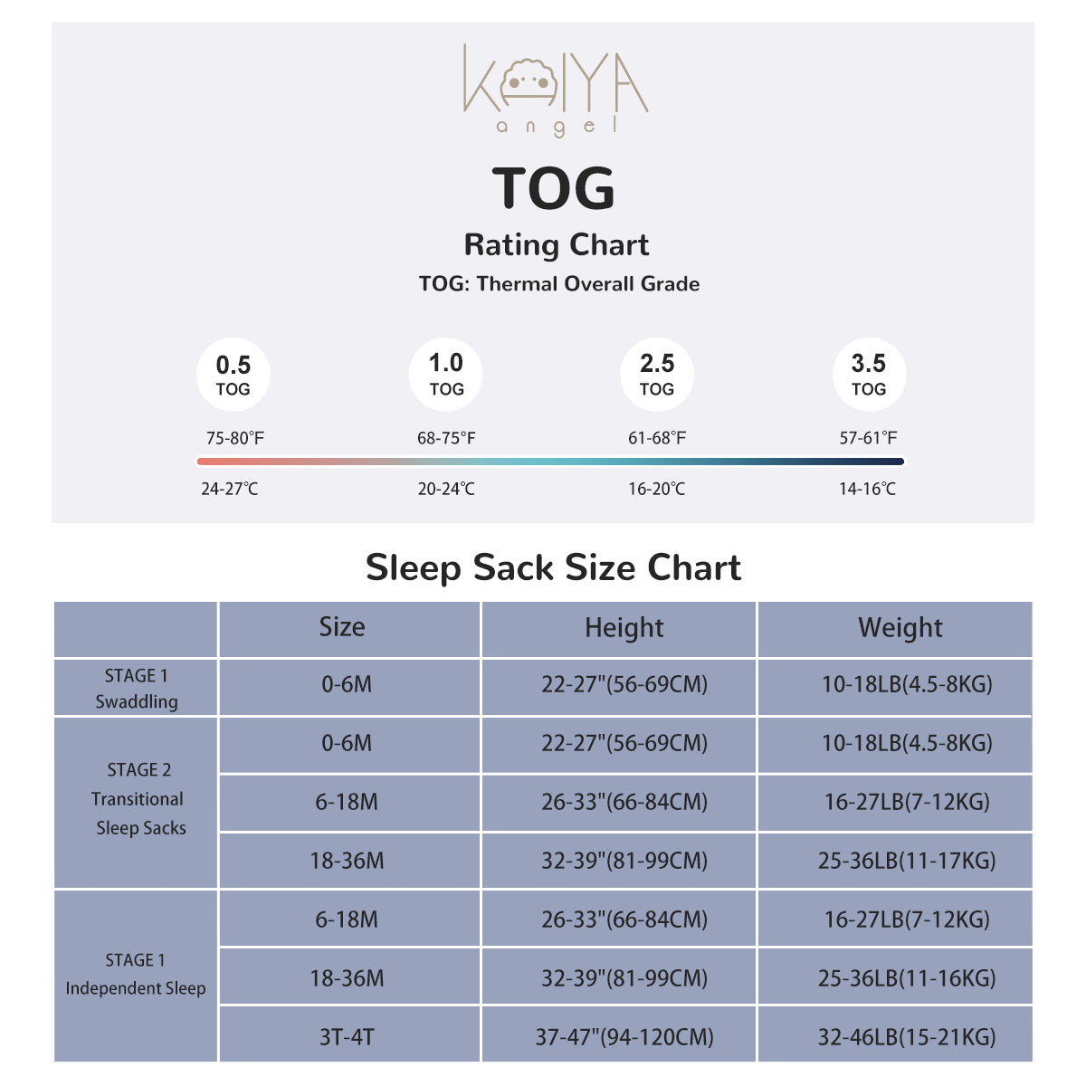 Baby Bamboo Quilted Sleeveless Sleep Sack TOG 1.0 - Quartz Pink - size,tog chart