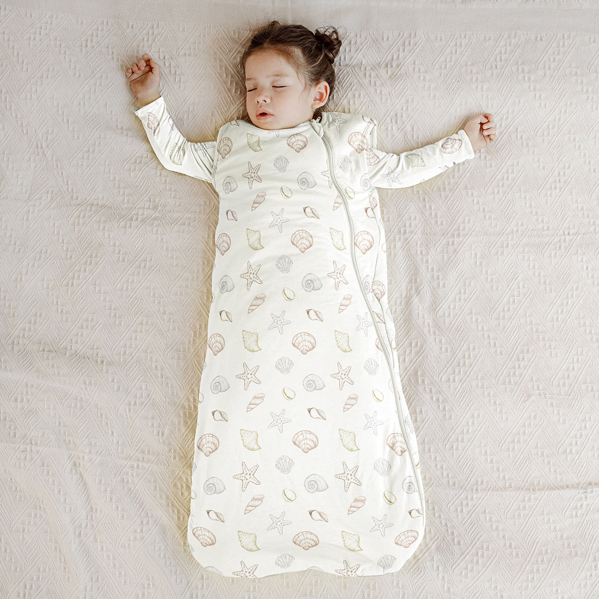 Kaiya Baby - Bamboo Quilted Sleeveless Baby Sleep Sack TOG 1.0 - Shell