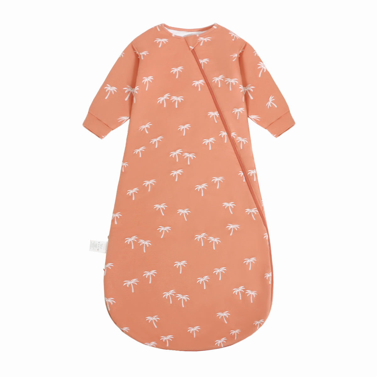 Zip Sleep Sack With Sleeves 2.5 TOG - Coconut Palm | Kaiya Baby