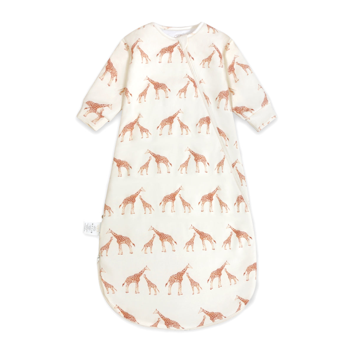 Zip Sleep Sack With Sleeves 2.5 TOG - Giraffe | Kaiya Baby