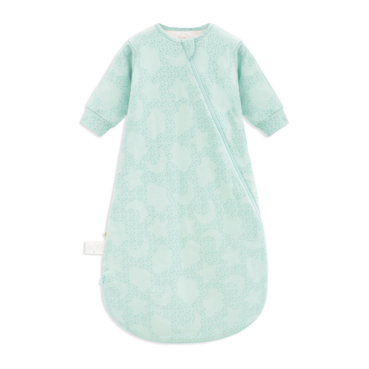 Weighted Sleep Sack With Sleeves 2.5 TOG - Mint Sky