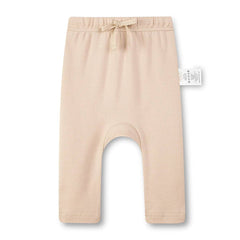Organic Cotton Drawstring Comfy Jogger Lightning Pants - Khaki